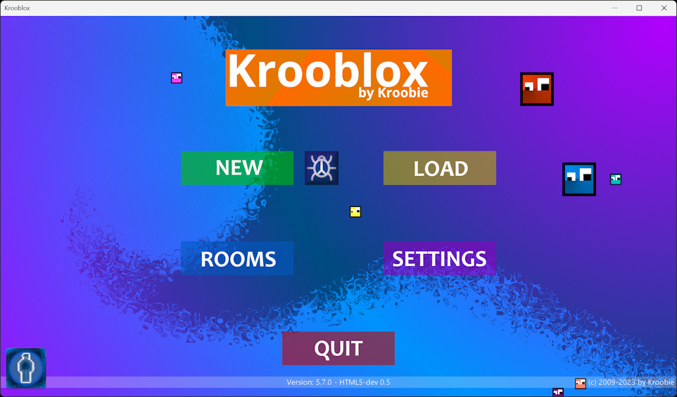 Krooblox Screenshot Main Menue